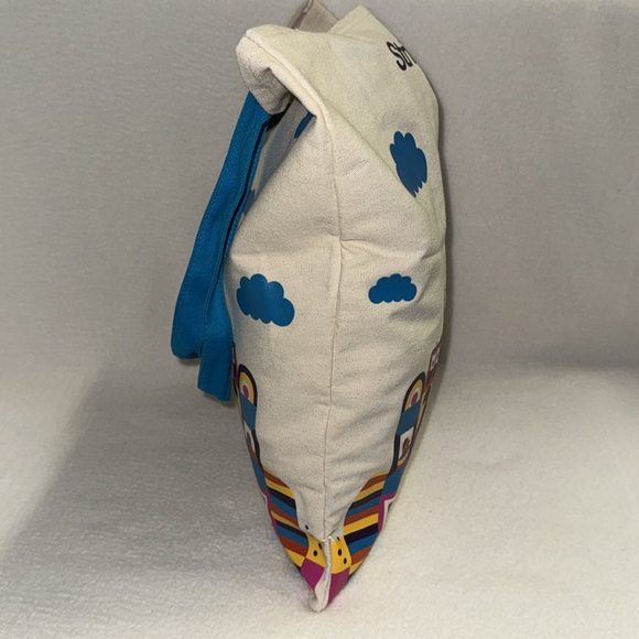 StriVectin Canvas Tote Bag Colorful Geometric Festive Design Shop Beach School - Picture 7 of 7